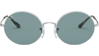 Oval RB1970 silver azure blue