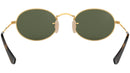 Oval Flat Lenses RB3547N 001 Gold Green