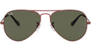 Aviator Classic RB3025 918831 Red Metal Green