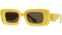 Anagram Yellow Rectangular Sunglasses