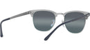 Clubmaster Metal RB3716 9254G6 silver on blue
