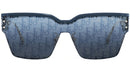 DiorClub M4U Blue Geometric Sunglasses