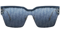 DiorClub M4U Blue Geometric Sunglasses