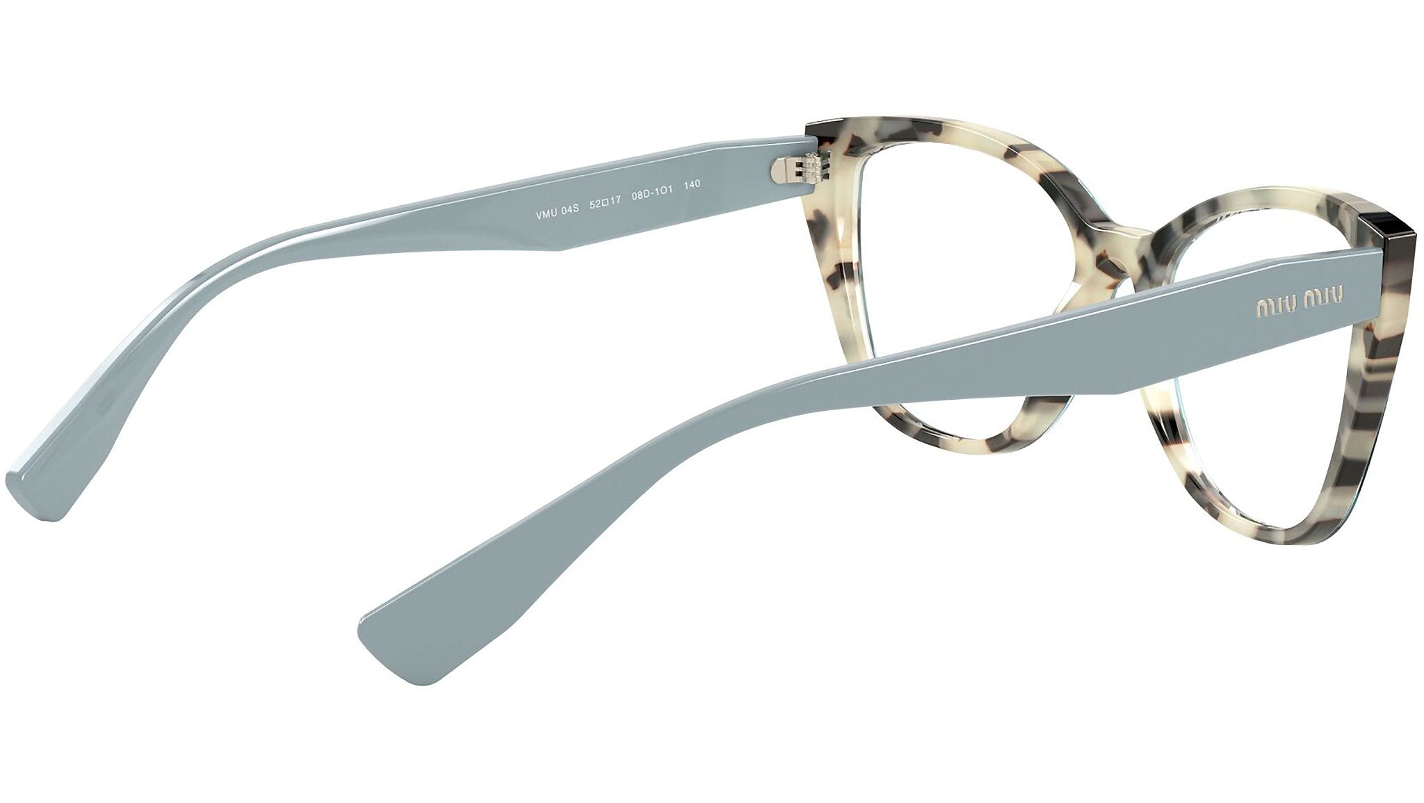 MU 04SV 08D1O1 beige havana top blue