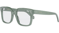 3 Dots Green Square Eyeglasses