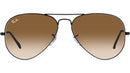 Aviator Gradient RB3025 002/51 Black Brown