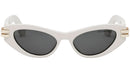 CDior B1U White Cat Eye Sunglasses