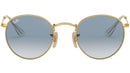 Round Flat Lenses RB3447N gold azure