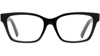4G Black Rectangular Eyeglasses