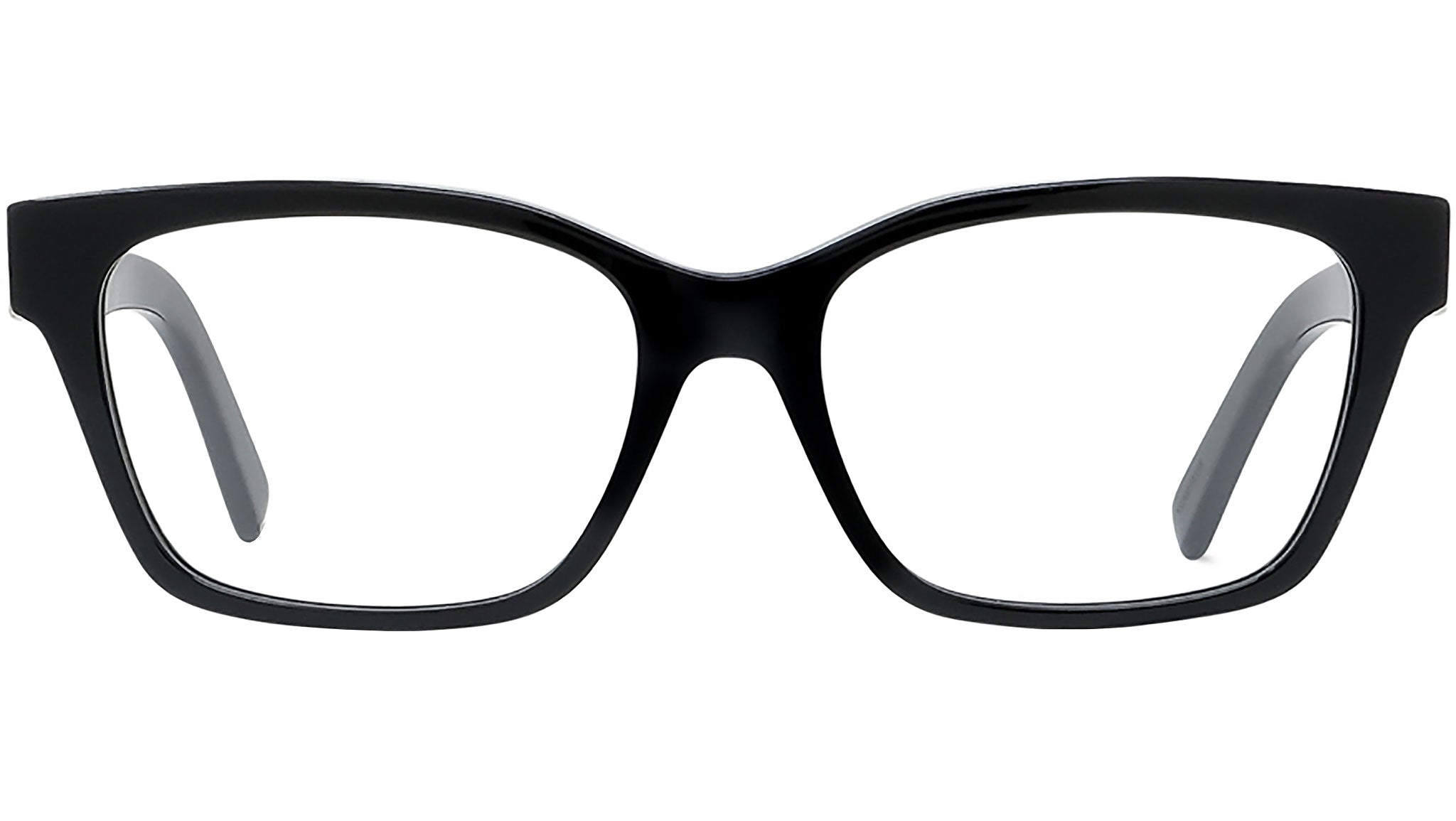 4G Black Rectangular Eyeglasses
