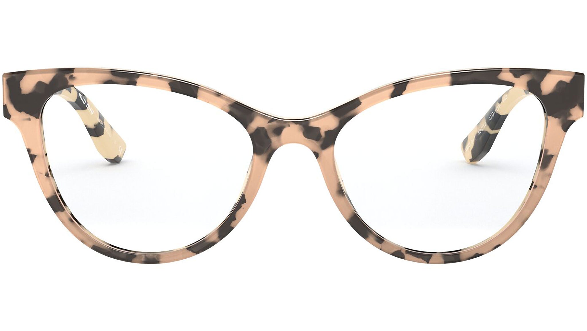 MU 01TV 07D1O1 top pink on beige havana