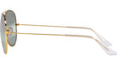 Aviator Chromance RB3025 9196G4 Gold Green