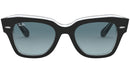 State Street RB2186 12943M Black Transparent