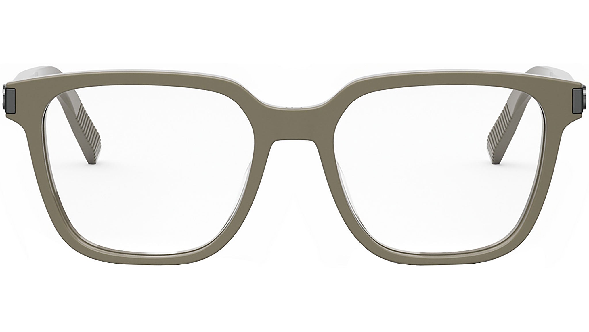 CD IconO 2I Beige Squared Eyeglasses