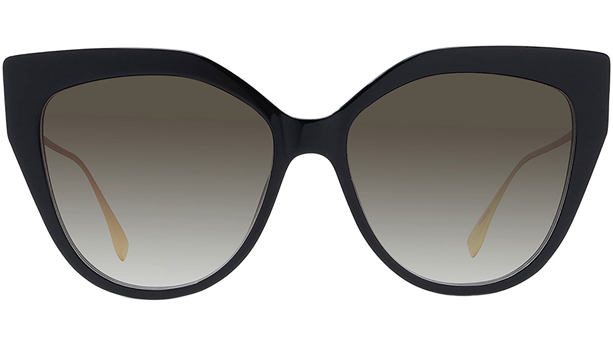 Baguette Black Cat Eye Sunglasses