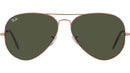 Aviator RB3025 920231 Rose Gold Green