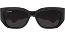 BB0361SK 001 Solid Black Grey