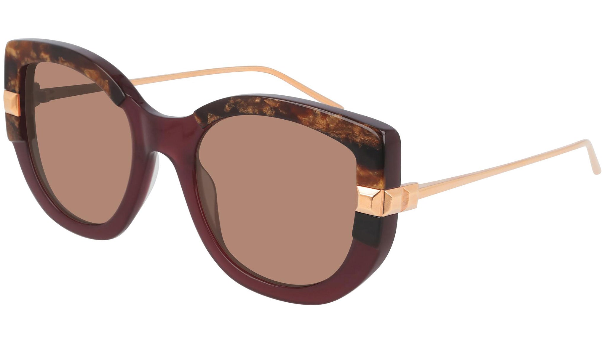 BC0107S 003 burgundy havana