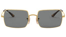 Rectangle RB1969 gold grey classic