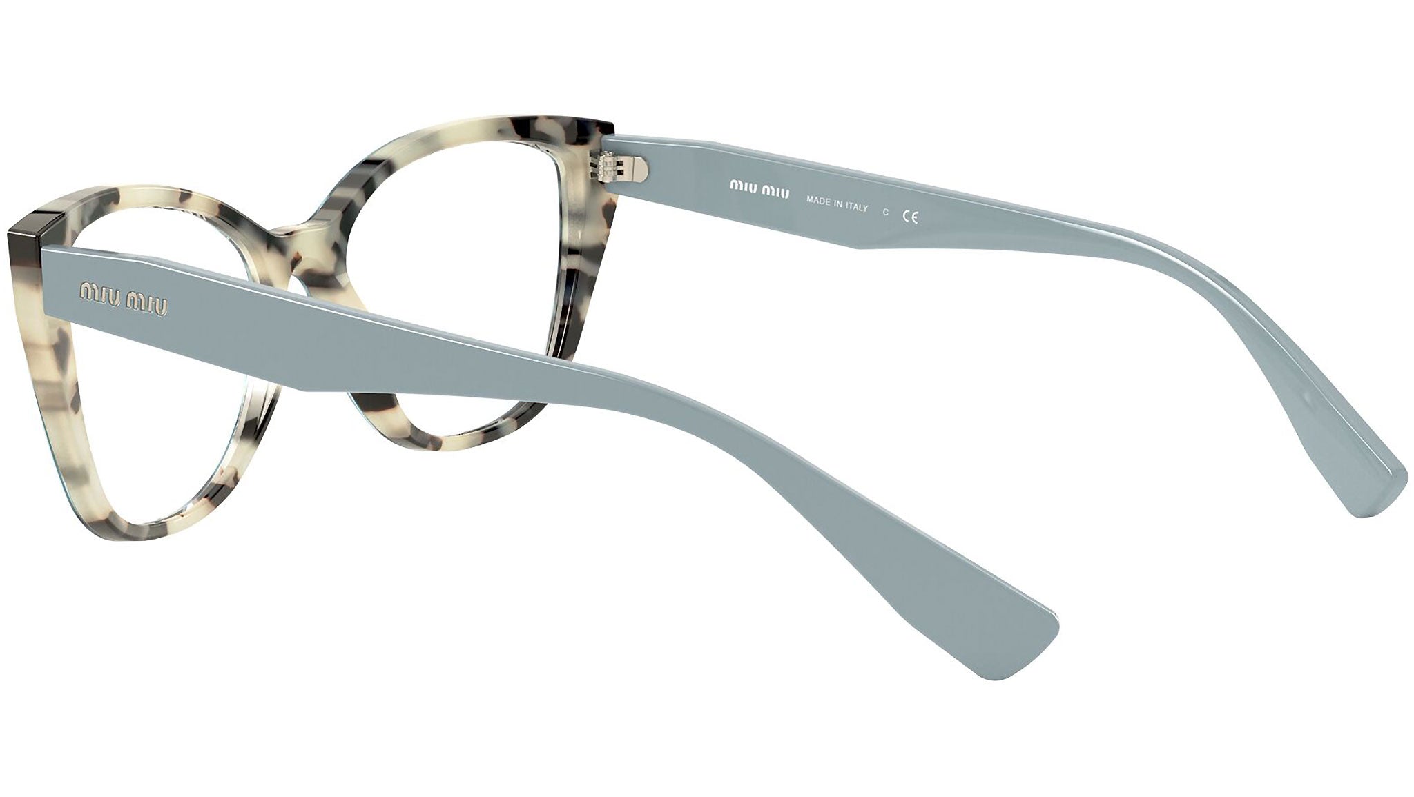 MU 04SV 08D1O1 beige havana top blue