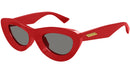 BV1325S 003 Solid Red Grey