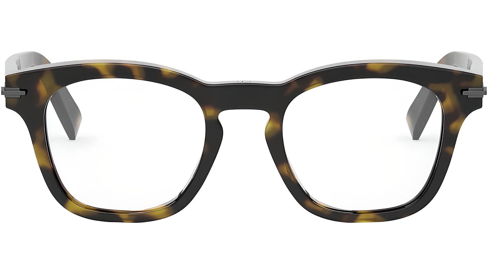 DiorBlackSuitO S21I Havana Square Eyeglasses