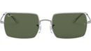 Rectangle RB1969 silver green classic