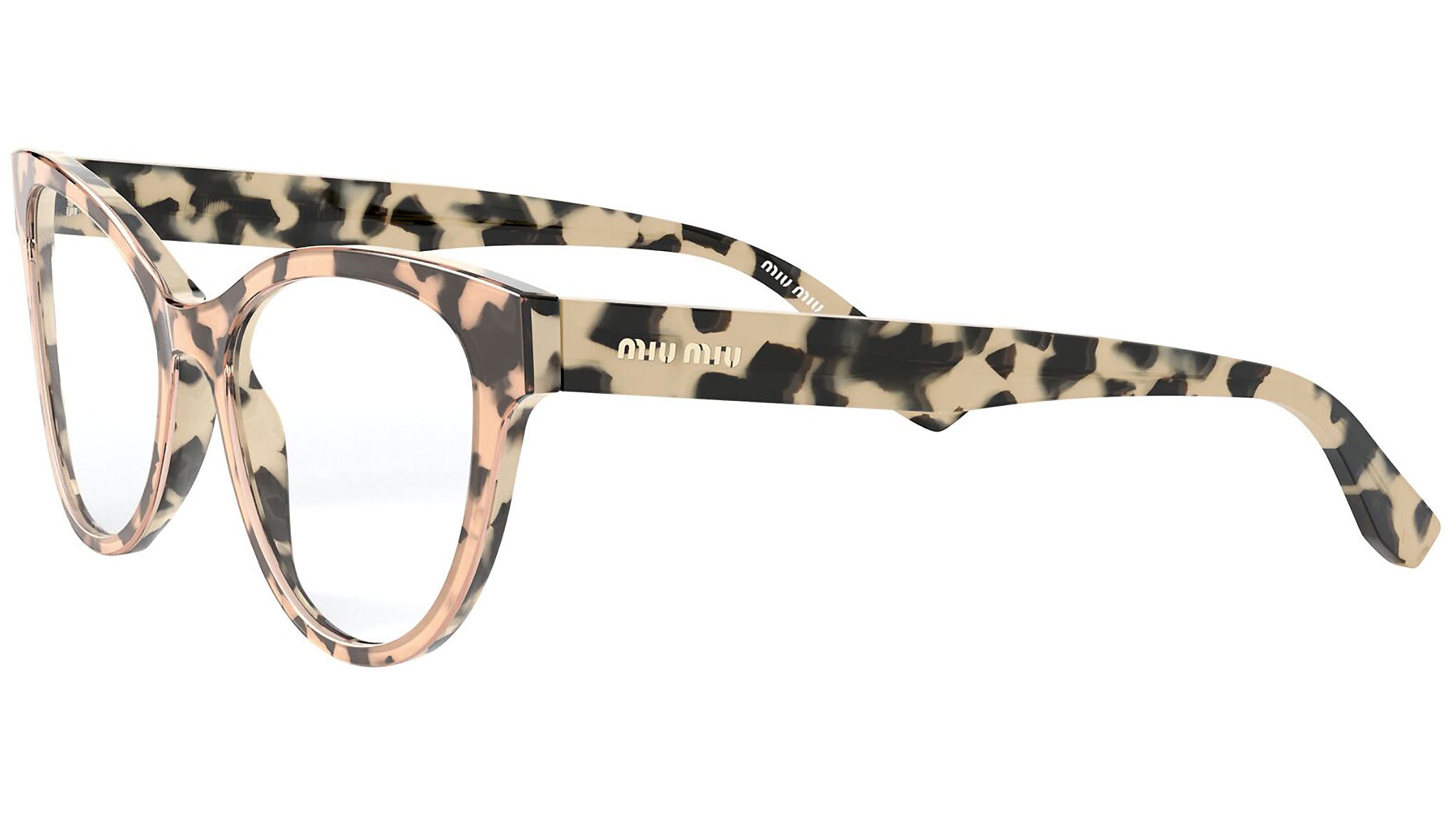 MU 01TV 07D1O1 top pink on beige havana