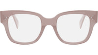 3 Dots HD Pink Square Eyeglasses