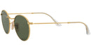 Round Flat Lenses RB3447N polished gold