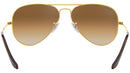 Aviator Gradient RB3025 001/51 Gold Brown