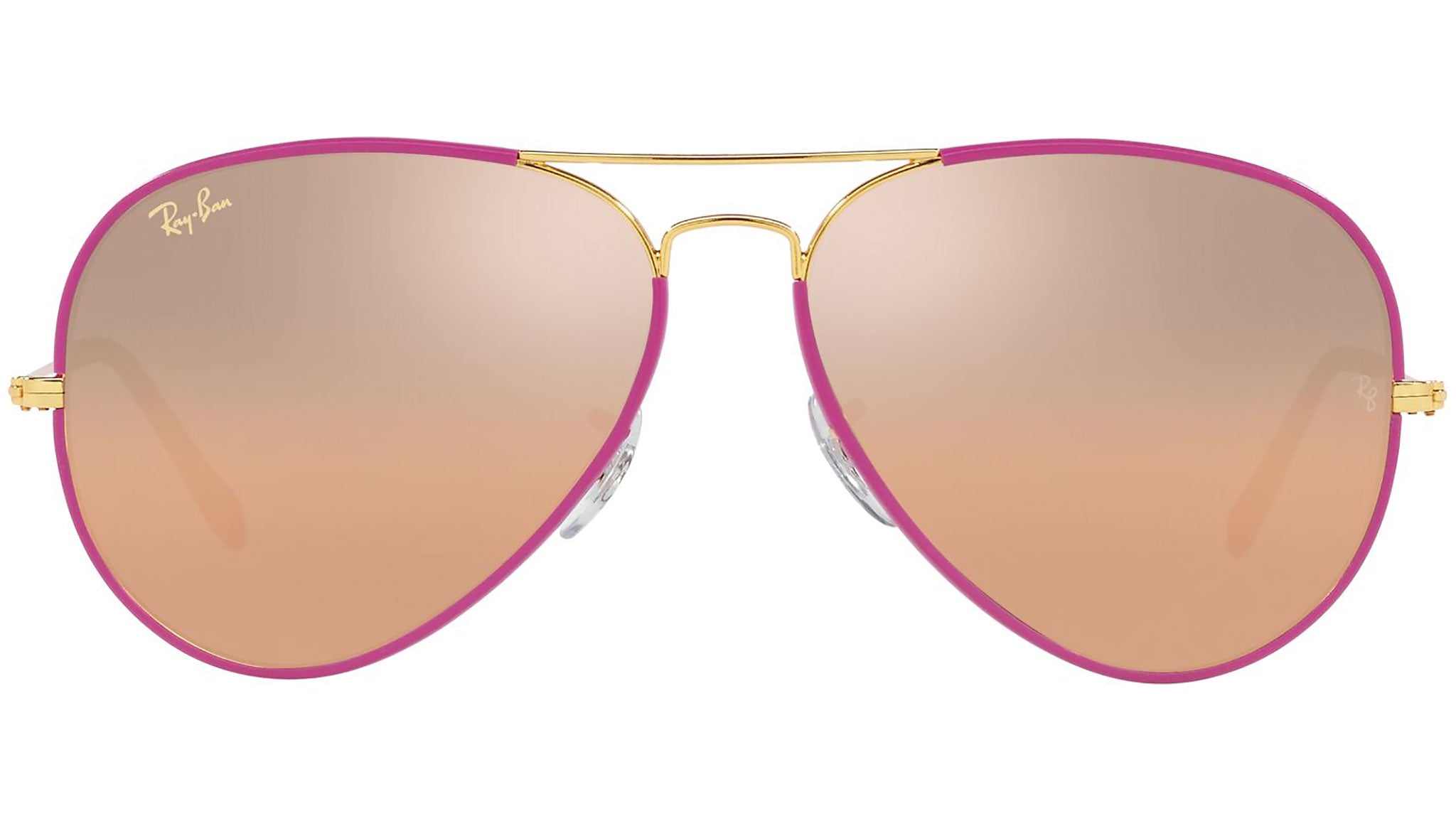 Aviator Full Color Legend RB3025JM 91963E Violet Silver Pink