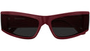 BB0301S 004 Burgundy Grey
