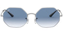 Octagon RB1972 silver light blue
