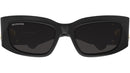 BB0360S 005 Solid Black Grey