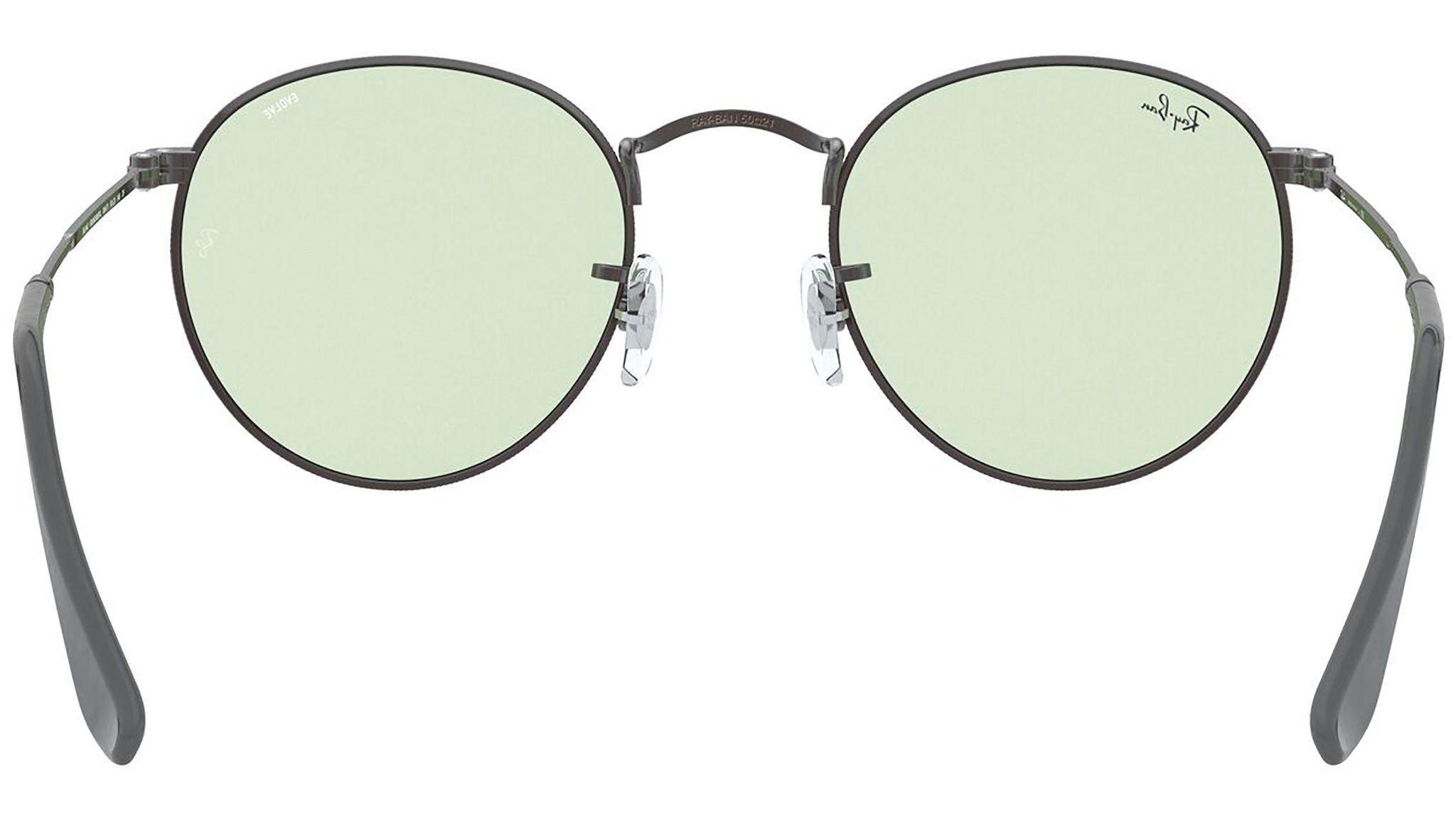 Round Solid Evolve RB3447 gunmetal green
