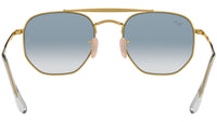 The Marshal RB3648 gold clear gradient blue