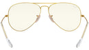 Aviator Clear Evolve RB3025 001/5F Gold Grey Photochromic