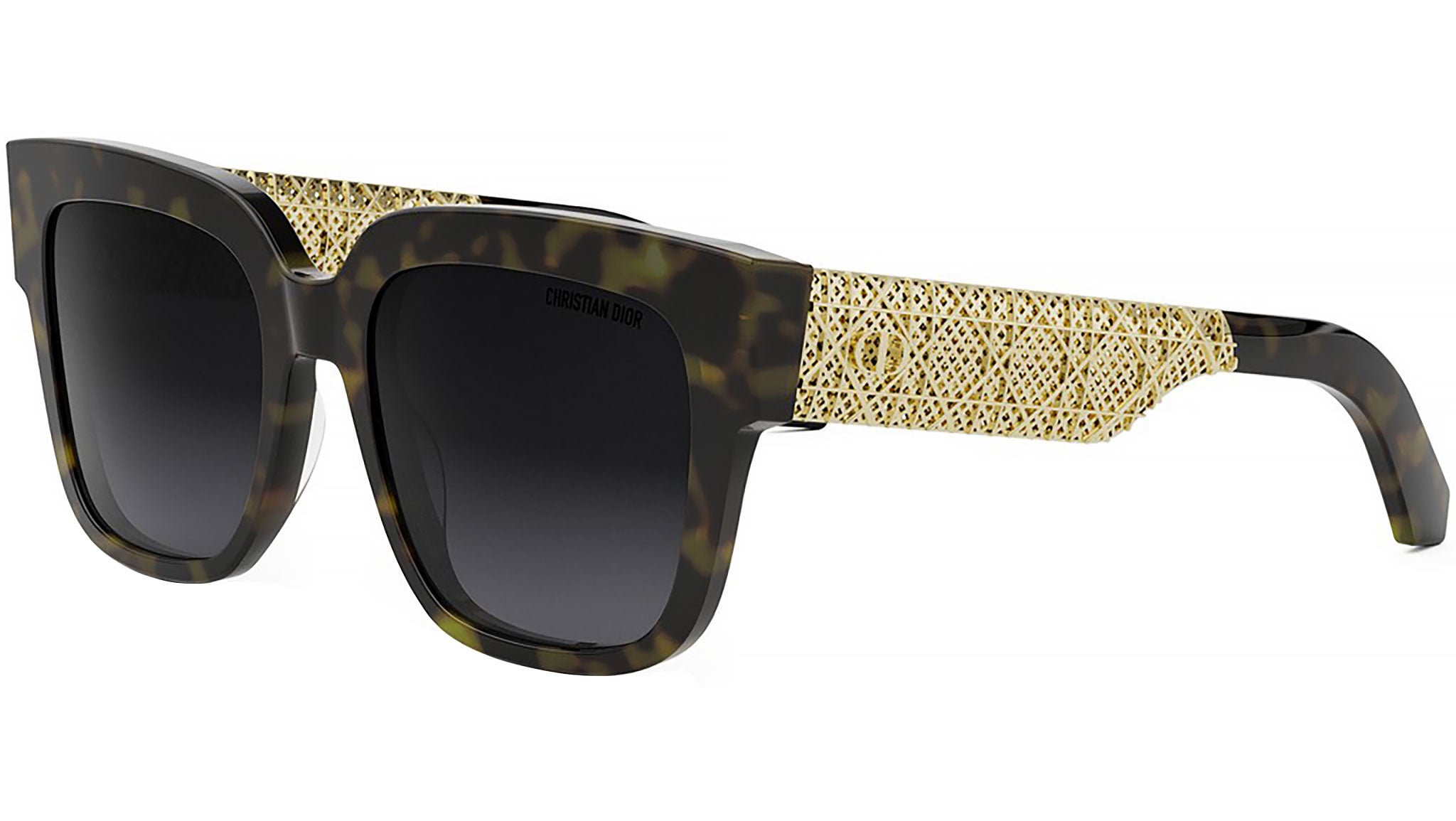 Diorésille S1I Shiny Black Squared Sunglasses