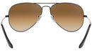 Aviator Gradient RB3025 004/51 Gunmetal Brown