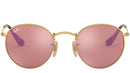 Round Flat Lenses RB3447N gold copper