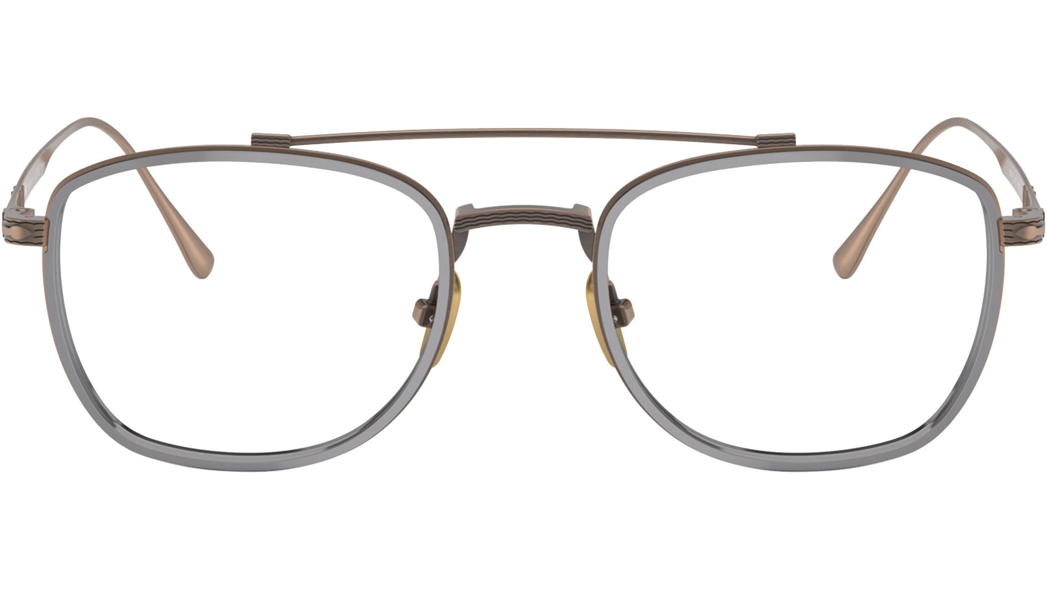 PO5005VT brown and gunmetal