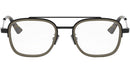 NeoDiorO S6F Black Geometric Eyeglasses