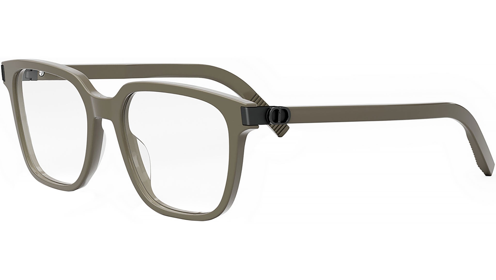 CD IconO 2I Beige Squared Eyeglasses