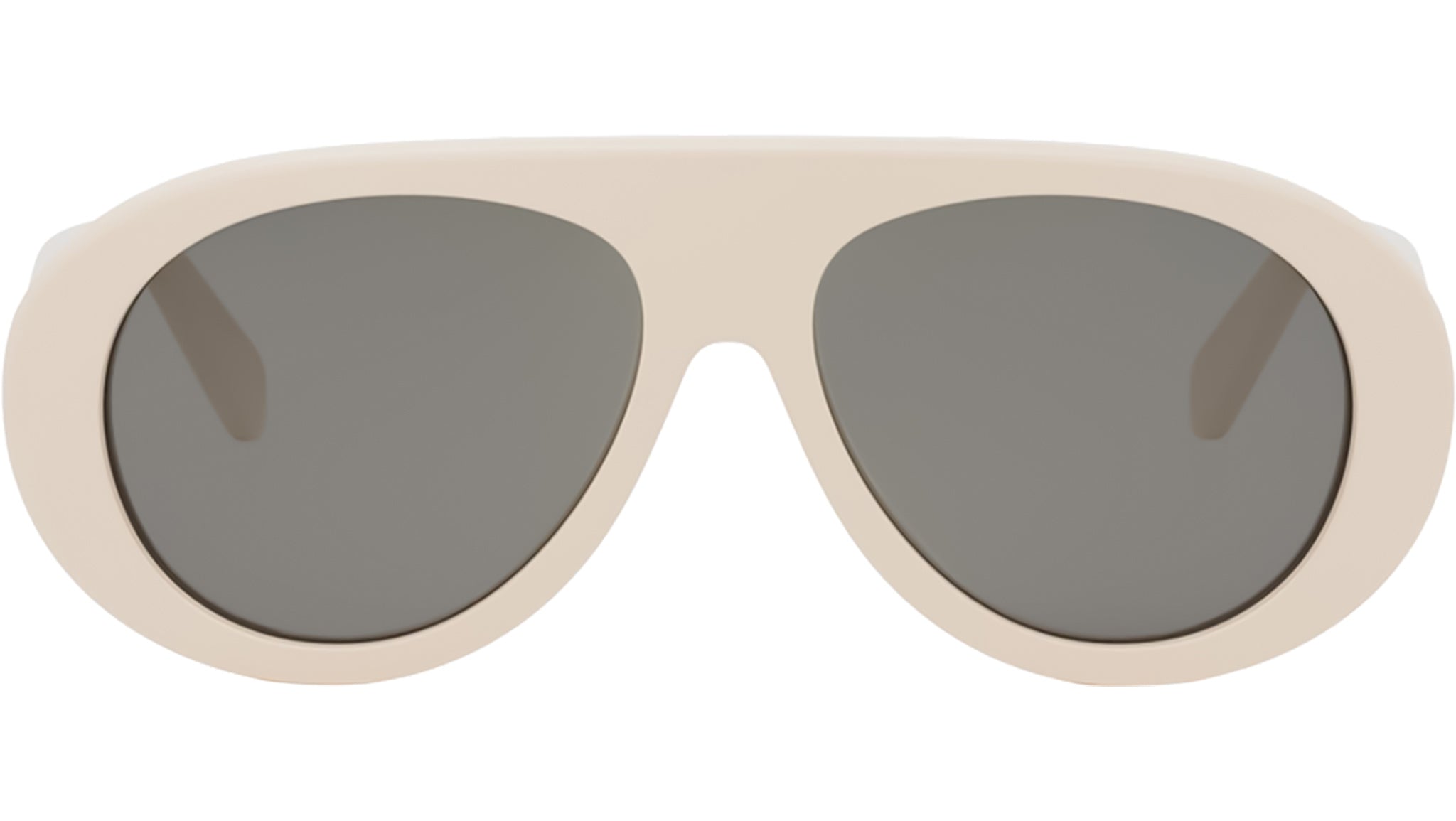 Apres Ski Capsule White Aviator Sunglasses