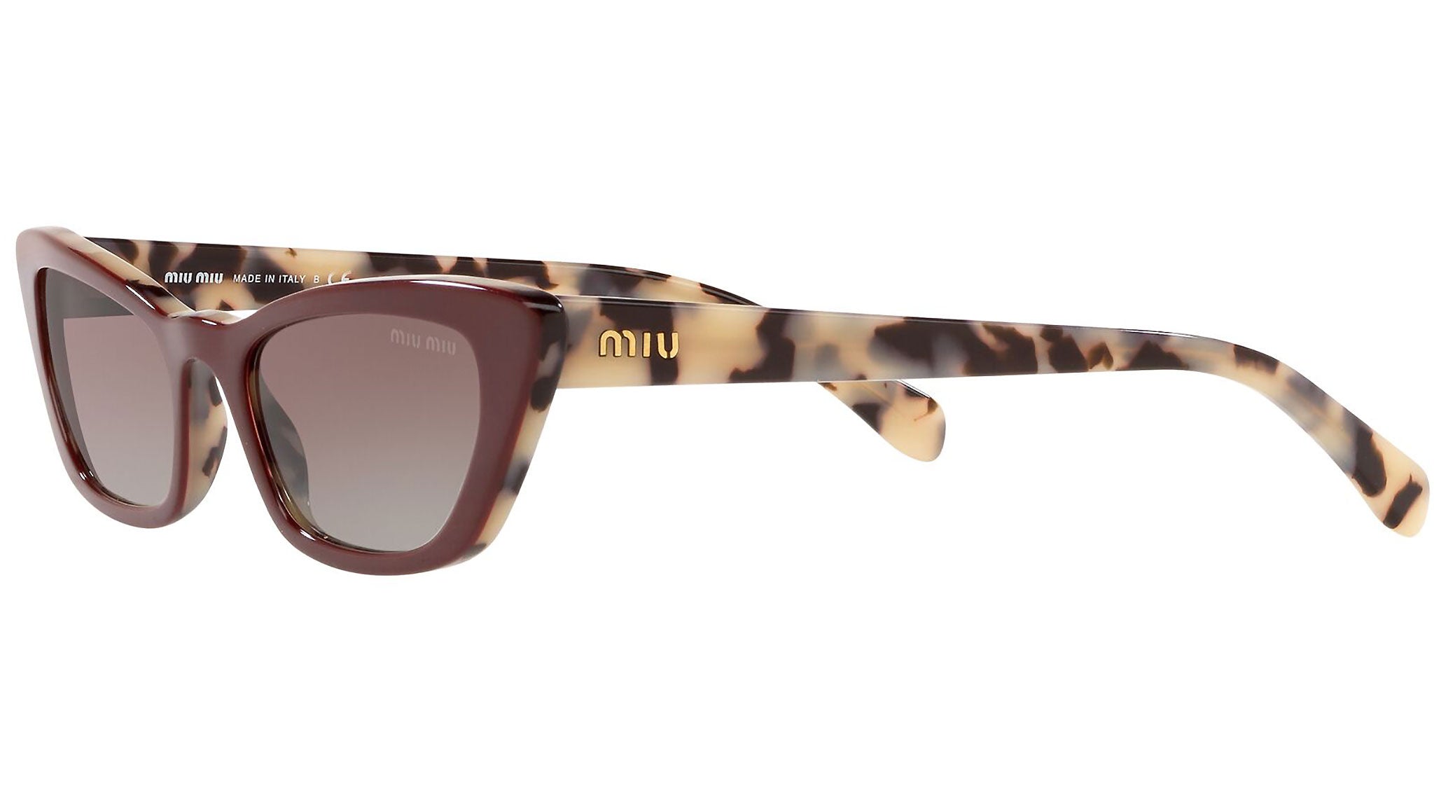 MU 10US 03E0A7 beige havana top bordeaux