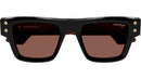 MB0253S 008 Solid Black Brown