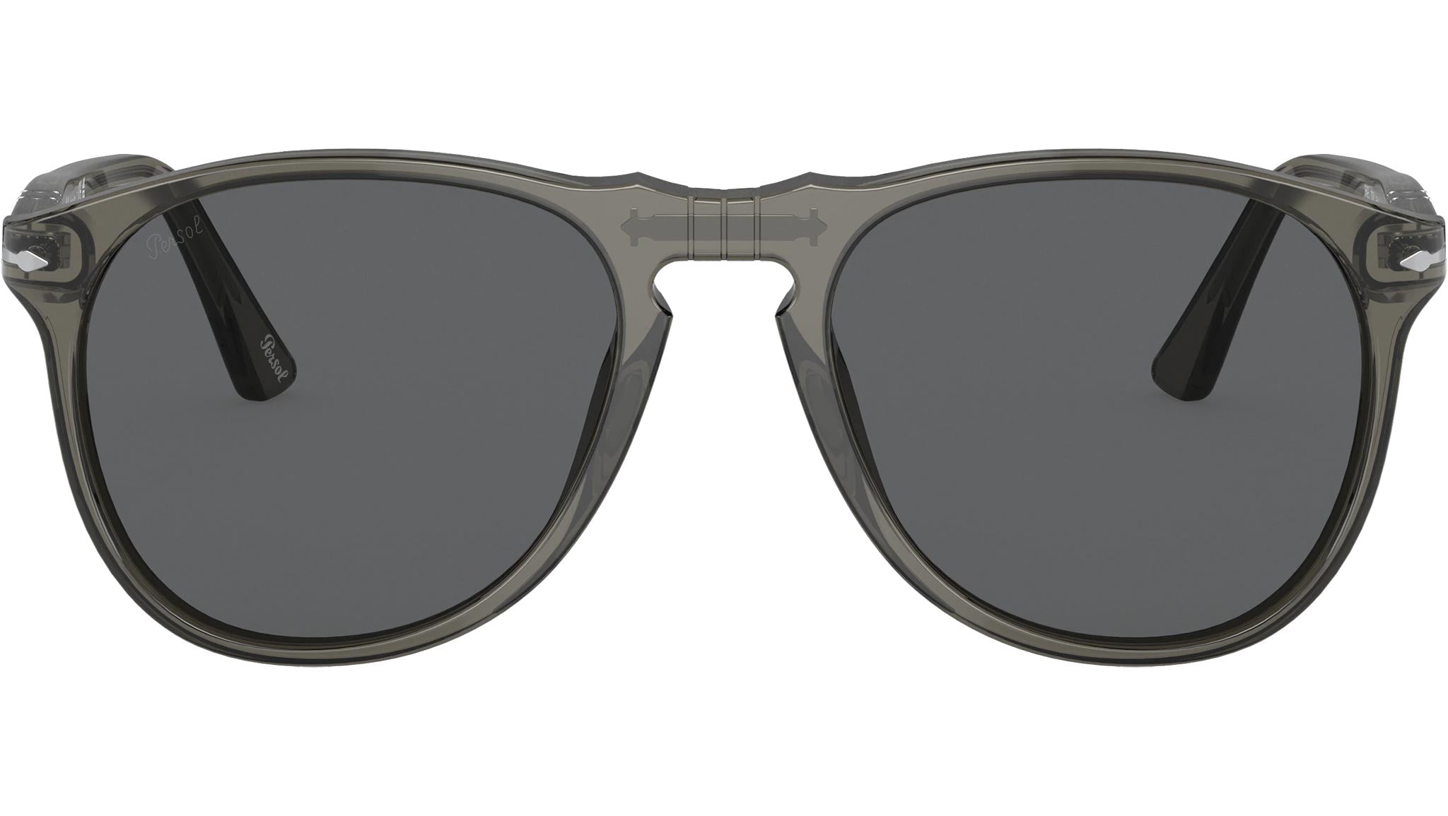 PO9649S taupe grey trasparent grey