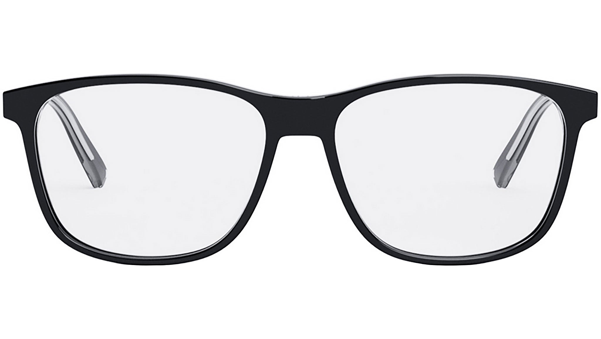 InDiorO 5I Shiny Black Squared Eyeglasses