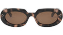 CELINE 3 Dots Classic havana Geometric Sunglasses